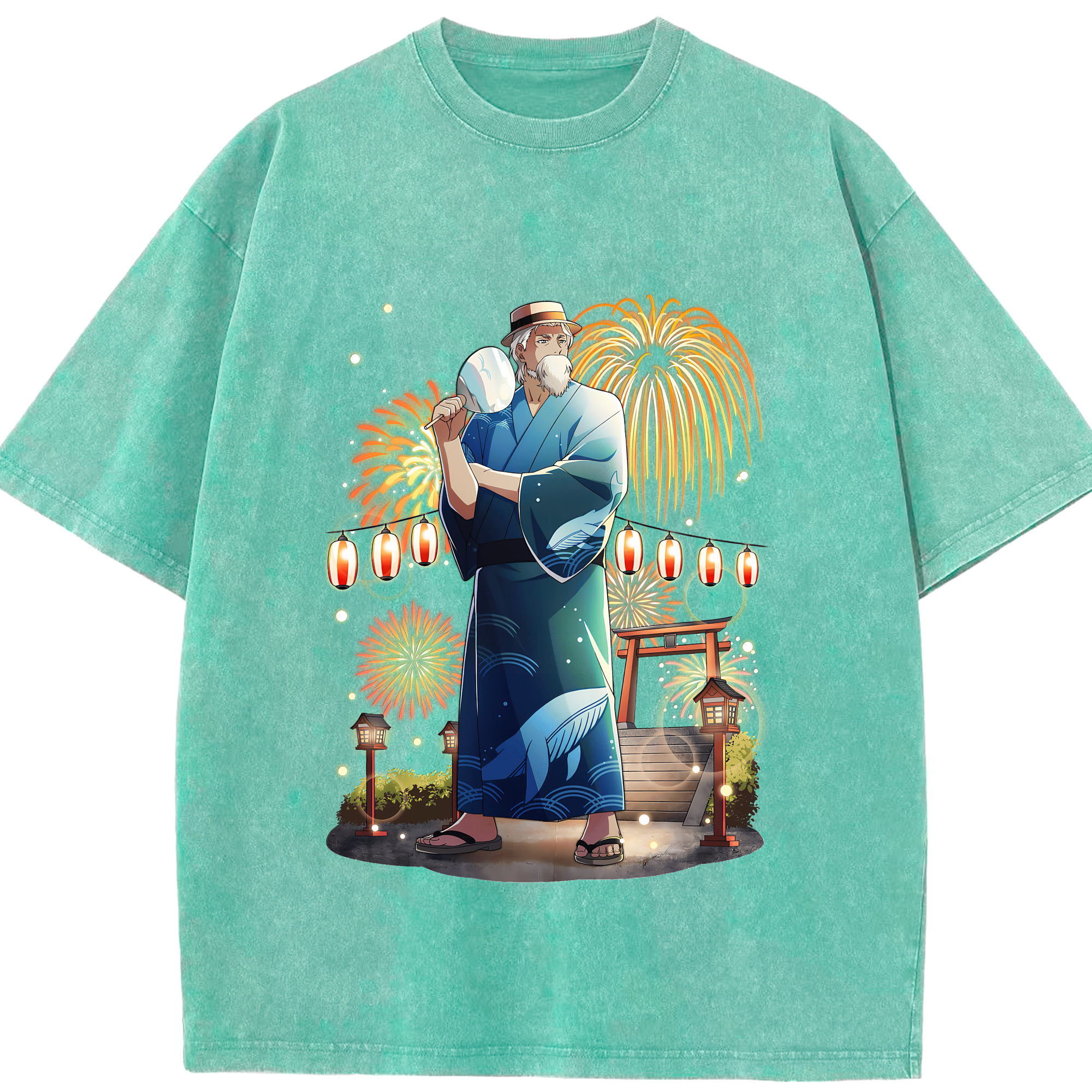 （画像用） 文豪ストレイドッグス Bungo Stray Dogs 綿100% ヴィンテージ風 半袖Tシャツ（フロントプリント）